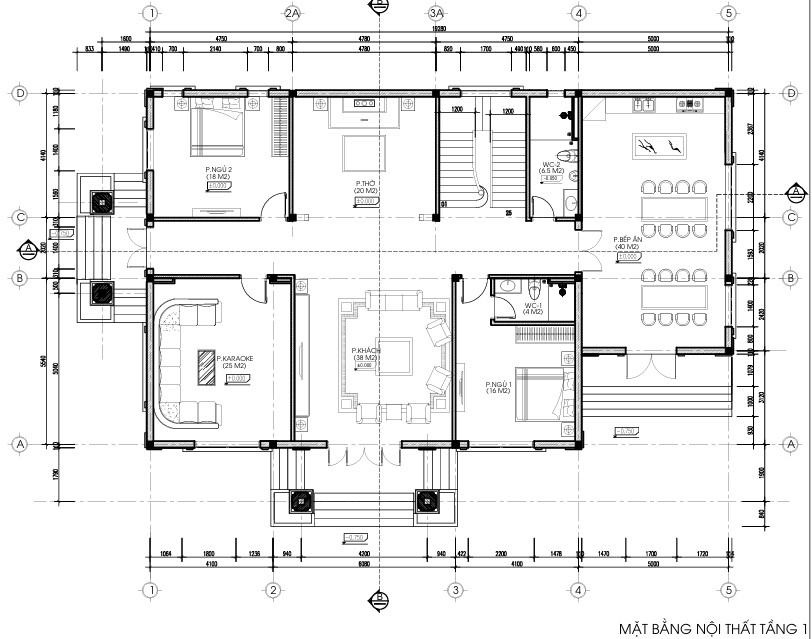 Thiết kế mặt bằng nội thất